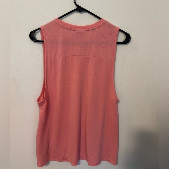 Gymshark Pink Sleeveless Muscle Tee Size M - Picture 2 of 3